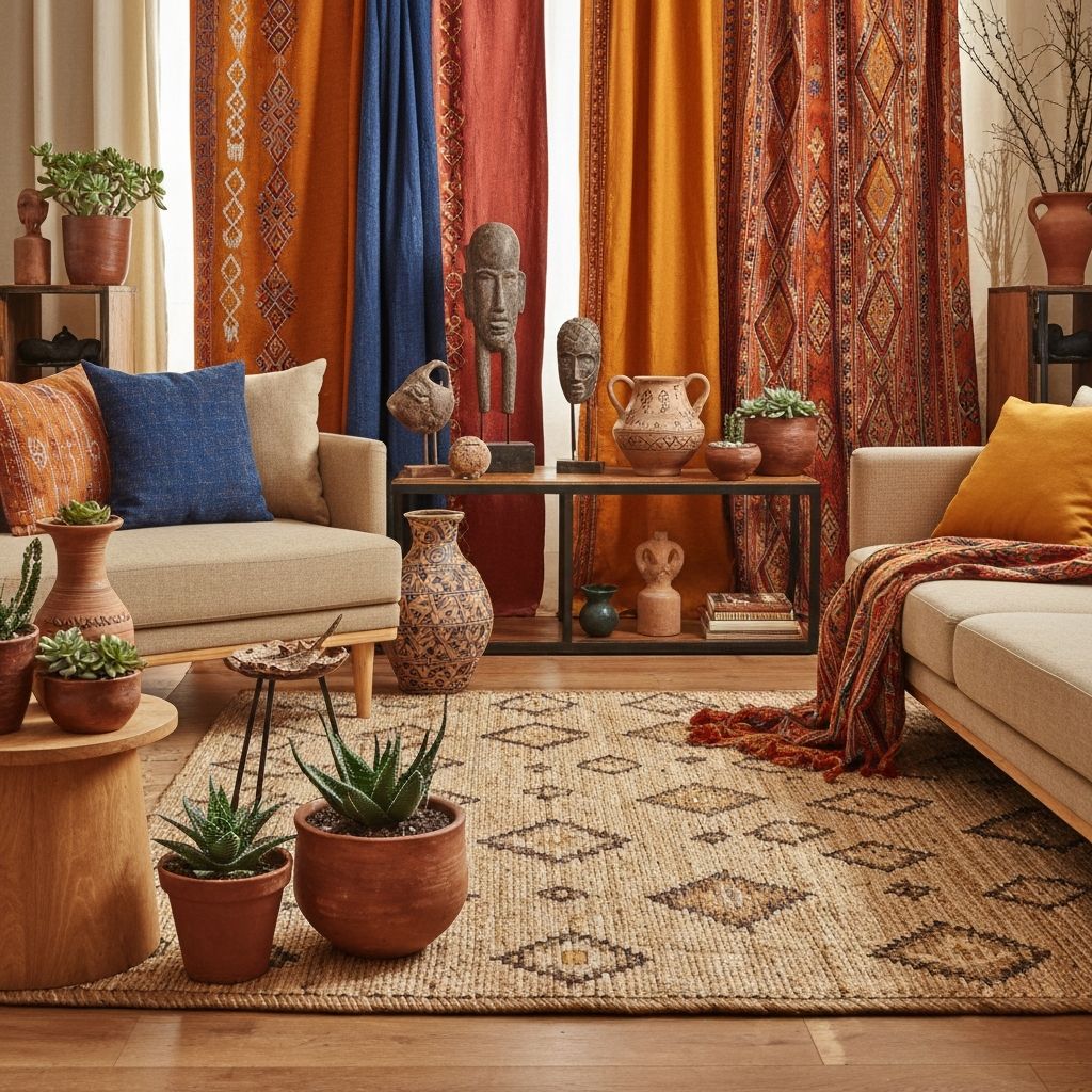 African vibes in home decoration