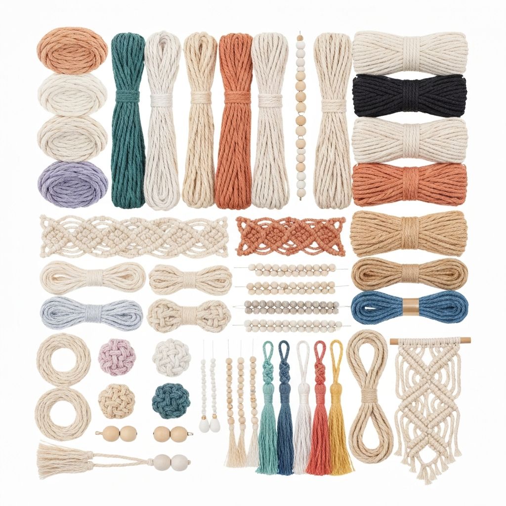 Bevella Makrome İpi 3 mm Taranabilir 1 Adet 250 gr Koyu Bej